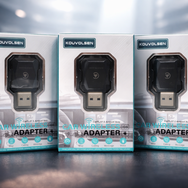 Adaptador inalámbrico Kouvolsen KOS-34009 para Apple CarPlay y Android Auto