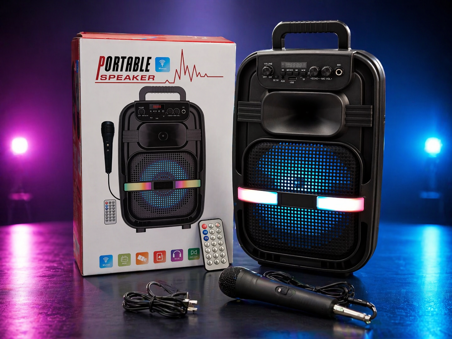 Bocina portátil Bluetooth ABS-8103