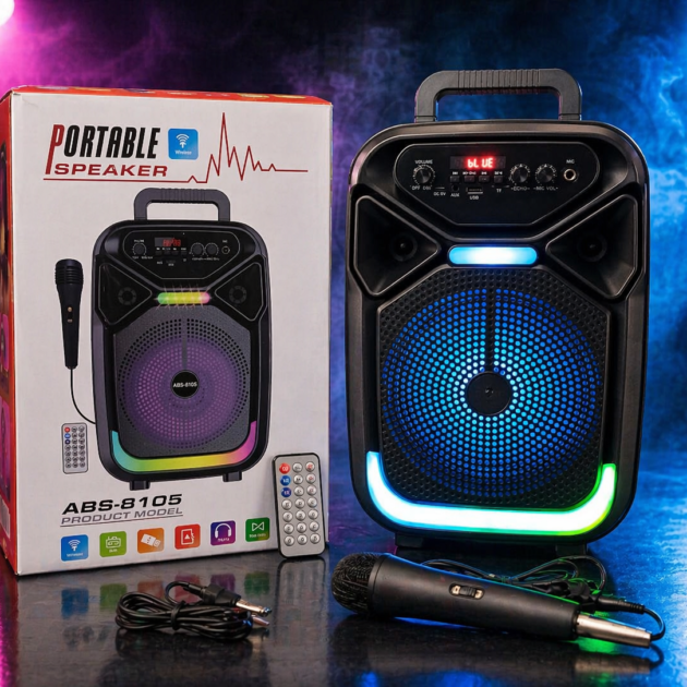 Bocina portátil Bluetooth ABS-8105