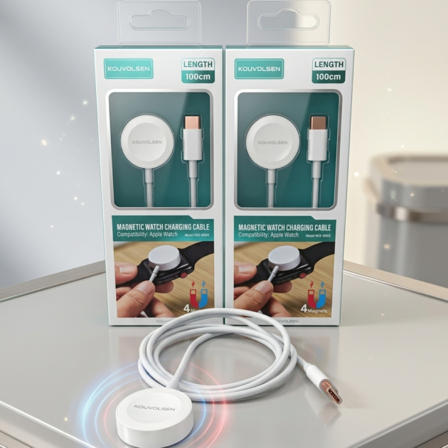 Cable de carga magnética USB Tipo-C Kouvolsen para Apple Watch