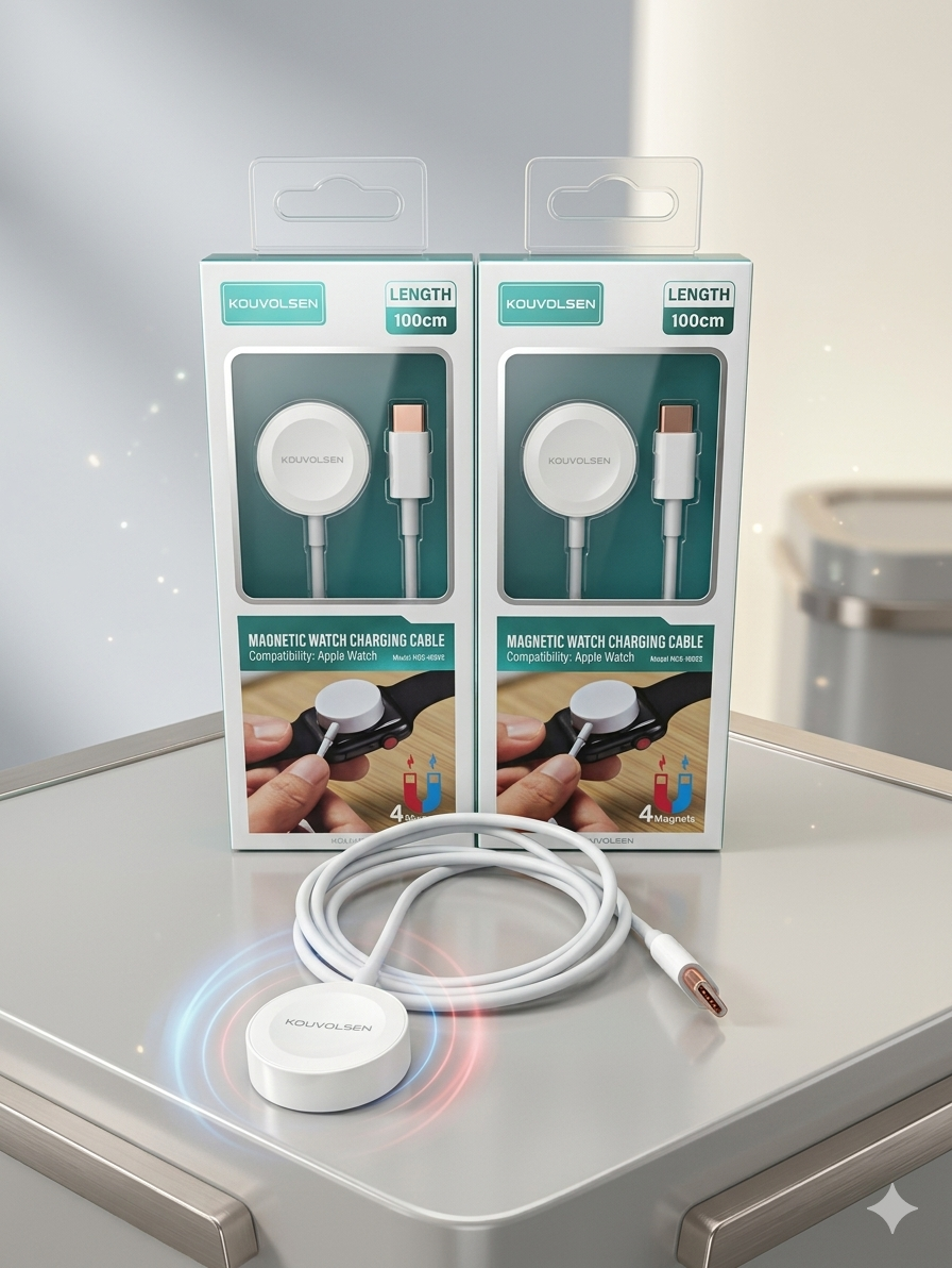 Cable de carga magnética USB Tipo-C Kouvolsen para Apple Watch