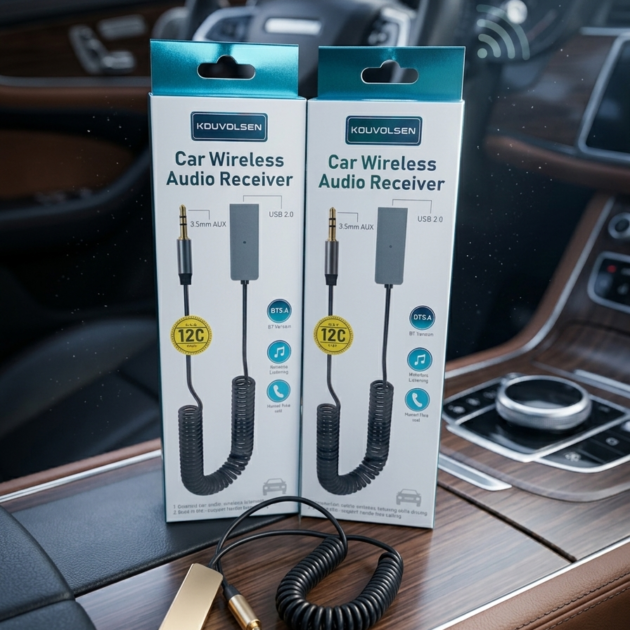 Receptor de audio inalámbrico para automóvil Kouvolsen KOS-2068