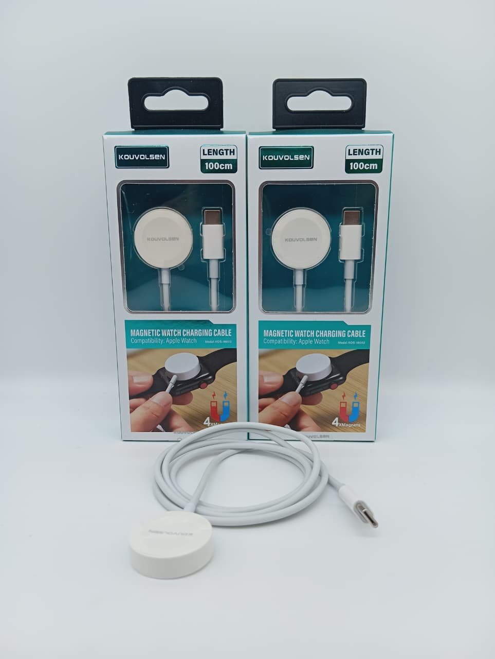 Cable de carga magnética USB Tipo-C Kouvolsen para Apple Watch - Imagen 2